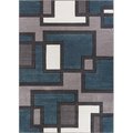 Well Woven Well Woven 600967 Imagination Squares Modern Rug; Blue - 7 ft. 10 in. x 9 ft. 10 in. 600967